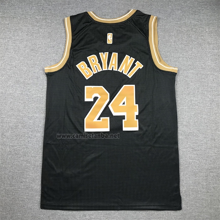 Camiseta Los Angeles Lakers Kobe Bryant #24 Select Series Oro Negro